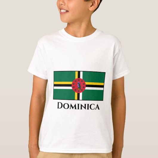 ドミニカ国旗 Tシャツ (正面)