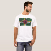 ドミニカ国旗 Tシャツ (正面フル)