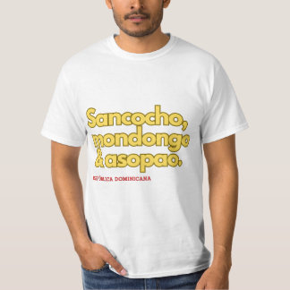 ドミニカ料理:モンドンゴ、サンコチョ、アソパオ Tシャツ