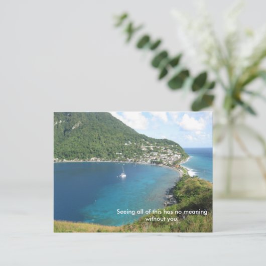 ドミニカ湾 ポストカード (スタンド正面)