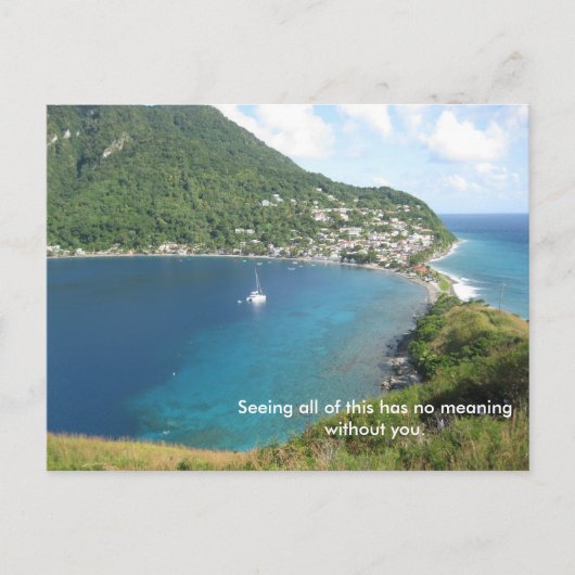 ドミニカ湾 ポストカード (正面)