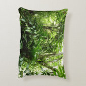 ドミニカ熱帯緑の熱帯雨林I自然 アクセントクッション (裏面(縦))