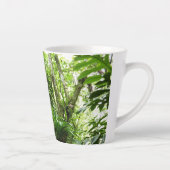 ドミニカ熱帯緑の熱帯雨林I自然 カフェラテマグ (右)