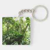 ドミニカ熱帯緑の熱帯雨林I自然 キーホルダー (裏面)