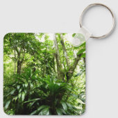 ドミニカ熱帯緑の熱帯雨林I自然 キーホルダー (裏面)