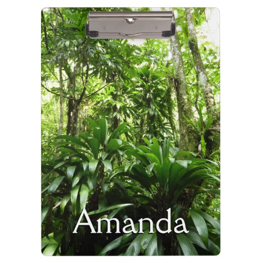 ドミニカ熱帯緑の熱帯雨林I自然 クリップボード (正面)