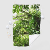 ドミニカ熱帯緑の熱帯雨林I自然 ゴルフタオル (インサイチュ)