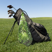 ドミニカ熱帯緑の熱帯雨林I自然 ゴルフタオル (グリーン)