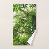 ドミニカ熱帯緑の熱帯雨林I自然 ハンドタオル (ハンドタオル)