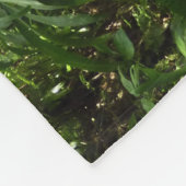 ドミニカ熱帯緑の熱帯雨林I自然 フリースブランケット (角)