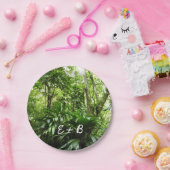 ドミニカ熱帯緑の熱帯雨林I自然 ペーパープレート (パーティー)