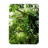 ドミニカ熱帯緑の熱帯雨林I自然 マグネット (縦)