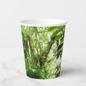 ドミニカ熱帯緑の熱帯雨林I自然 紙コップ (裏面)