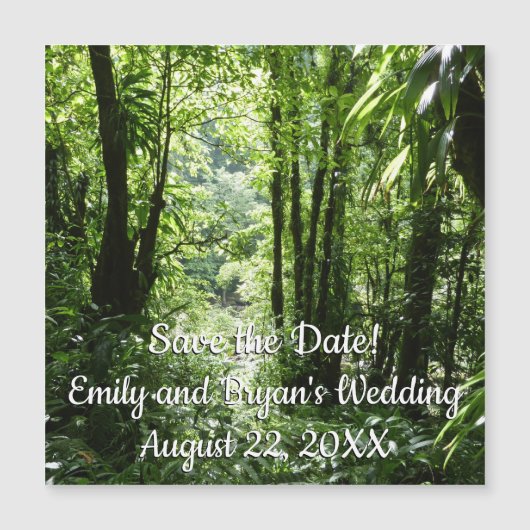 ドミニカ熱帯雨林II熱帯緑 (正面)