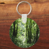 ドミニカ熱帯雨林II熱帯緑 キーホルダー (正面)