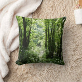 ドミニカ熱帯雨林II熱帯緑 クッション (ブランケット)