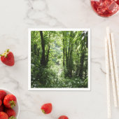 ドミニカ熱帯雨林II熱帯緑 スタンダードカクテルナプキン (インサイチュ)