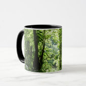 ドミニカ熱帯雨林II熱帯緑 マグカップ (正面左)