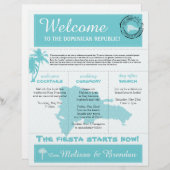 ドミニカ結婚共和国の歓迎の手紙 (正面/裏面)