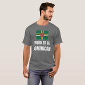 ドミニカ誇りを持った国に行く Tシャツ (正面フル)