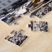 ドミニカ語 – バラ – キューズ写真- ジグソーパズル (側面)