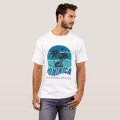 ドミニカ カリブ海 Tシャツ (正面フル)