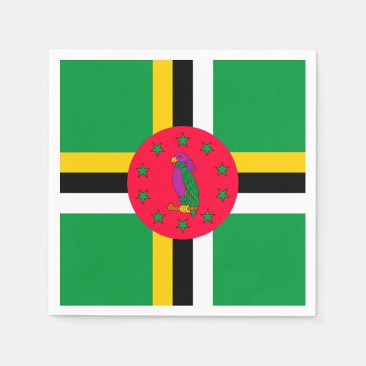 ドミニカ スタンダードカクテルナプキン (正面)