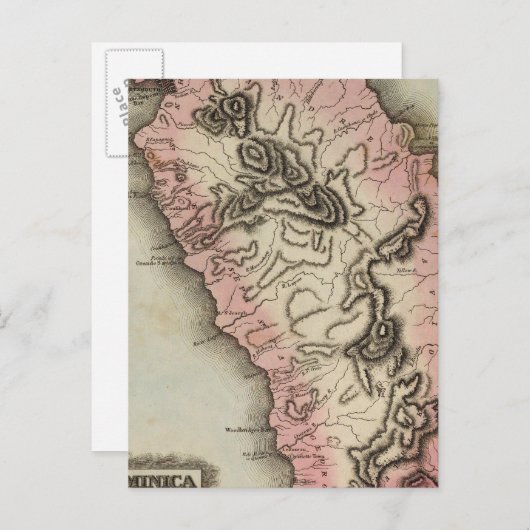 ドミニカ ポストカード (正面/裏面)