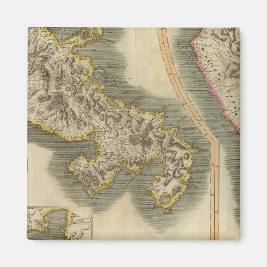 ドミニカ・マルティニコ マグネット (正面)