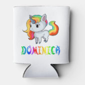 ドミニカ・ユニコーン 缶クーラー (正面)