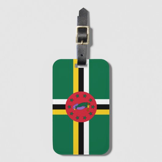 ドミニカ ラゲッジタグ (正面縦)