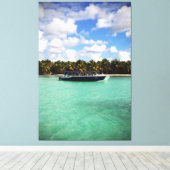 ドミニカ​共和国​の海 キャンバスプリント (インサイチュ (ウッドフロア))