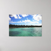 ドミニカ​共和国​の海 キャンバスプリント (正面)