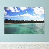ドミニカ​共和国​の海 キャンバスプリント (インサイチュ (ウッドフロア))