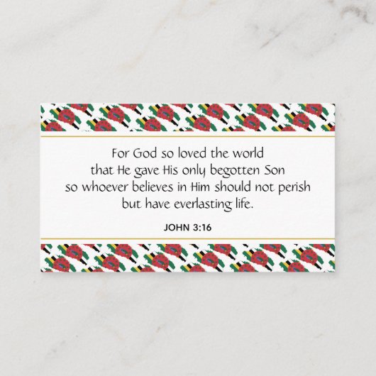 ドミニカ 名刺 (裏面)