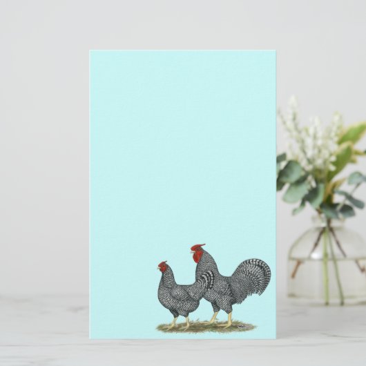 ドミニク風チキン 便箋 (スタンド正面)