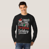 ドミニク・ザ・クリスマスロバイタリアンー・クリスマス Tシャツ (正面フル)