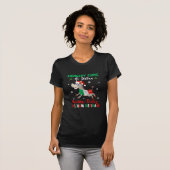 ドミニク・ザ・クリスマスロバイタリアンー・ロバ・クリス Tシャツ (正面フル)