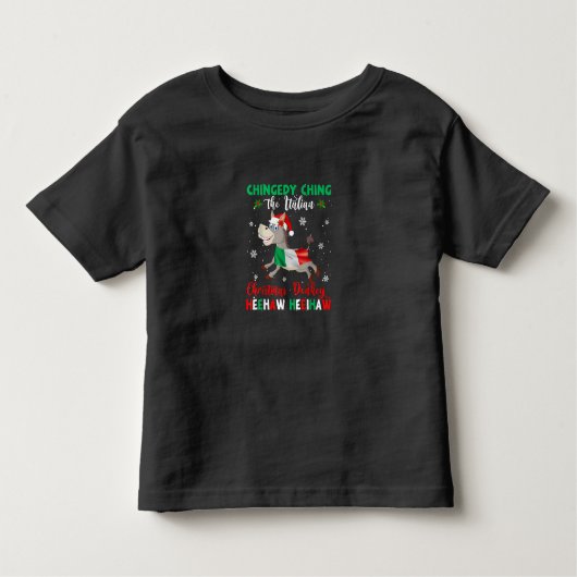 ドミニク·ザ·クリスマス·ドンキー·ドイタリアンンキー トドラーTシャツ (正面)