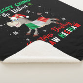 ドミニク・ザ・クリスマス・ドンキー・ドンイタリアンキー シェルパブランケット (3/4)