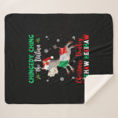 ドミニク・ザ・クリスマス・ドンキー・ドンイタリアンキー シェルパブランケット (正面(横))