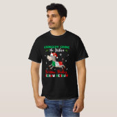 ドミニク・ザ・クリスマス・ロバイタリアンー・ロバ Tシャツ (正面フル)