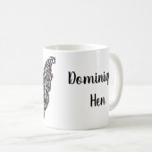 ドミニク・ヘン コーヒーマグカップ (正面右)