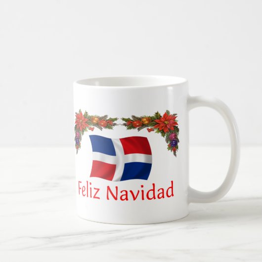 ドミニコ共和国のクリスマス コーヒーマグカップ (右)