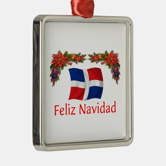 ドミニコ共和国のクリスマス メタルオーナメント (右)