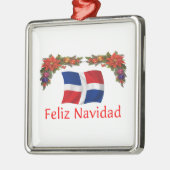 ドミニコ共和国のクリスマス メタルオーナメント (左)