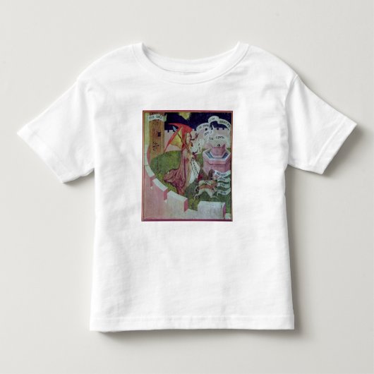 ドミニコ共和国人の祭壇の背後の飾り トドラーTシャツ (正面)