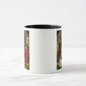 ドミニコ共和国人の祭壇の背後の飾り マグカップ (中央)