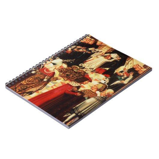 ドミニコ共和国Oに受け取られているトマス・アクィナス ノートブック (左側)