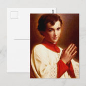 ドミニコ・サヴィオ聖人 ポストカード (正面/裏面)